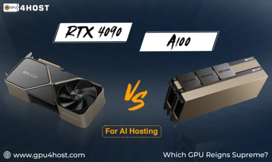 RTX 4090 vs A100 for AI Hosting